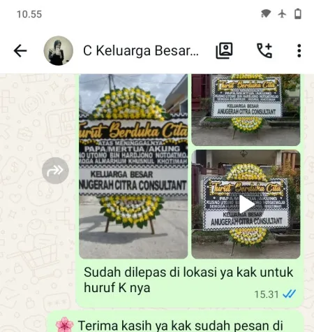 Pengiriman Papan Bunga Duka Cisaga Cibogo