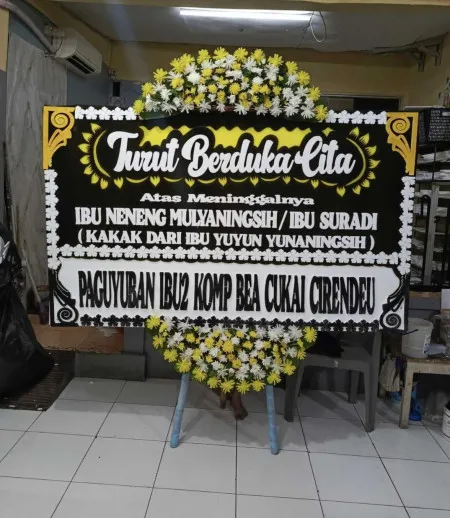 Papan Bunga Duka Cisaga Cibogo