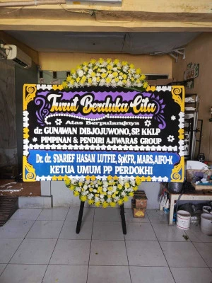 Papan Bunga di Cisaga Cibogo